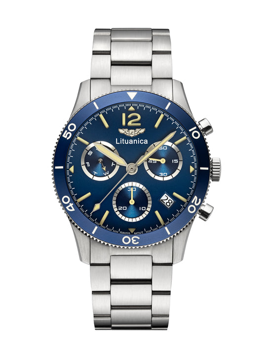 Vyriškas laikrodis Atlantic 1933 Chronografas