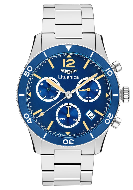 Vyriškas laikrodis Atlantic 1933 Chronografas